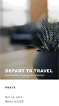 Mobile Screenshot of departtotravel.com